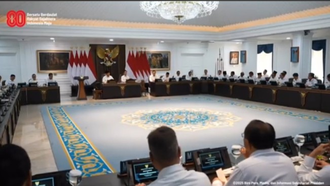 Sidang Kabinet. [YouTube Sekretariat Presiden]